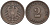 Германия 2 пфеннига 1874 А, старогербовка KM 2, J.2 медь    4596-251