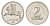Литва 2 лита 1991 KM 92 медно-никель aUNC 4647-931