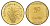 Мьянма 50 пья 1975 ФАО - Рис KM 46 латунь UNC 3853-112