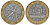 Франция 10 франков 1990 тип Гений Бастилии KM 964.1, Le Frank 375.5 биметалл 45-724