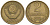 СССР 2 копейки 1982 Y 127a, Schon 76a латунь 4564-563