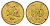 Гонконг 50 центов 1993 KM 68 сталь плакированная латунью UNC 4625-761