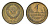 СССР 1 копейка 1987 Y 126a латунь 4684-529
