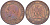 Франция 10 сантимов 1855 B, Наполеон III (1852-1870) KM 771.2, Le Franc 133.21 бронза  4680-536
