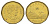 Канада 1 доллар 2012 Елизавета II (1952-2022), утка KM 1255 никель плакированный позолоченной бронзой 4631-825