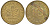 ФРГ 10 пфеннигов 1987 D KM 108, J. 383 сталь плакированная латунью 4132-556