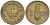 Румыния 1 лей 1941 Михай I (1940-1947), початок кукурузы KM 56 никель латунь    4608-138