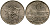 Франция 10 франков 1979 тип Матье KM 940, Le Franc 365.13-14 никель латунь 98-712