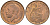 Великобритания 1 фартинг 1932 Георг V (1910-1936) KM 825, Spink 4061 бронза UNC 187-147