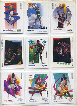 США КАРТОЧКИ БАСКЕТБОЛЬНЫЕ 9 штук разных 7501-63