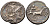 Римская Республика денарий 157 - 156 гг. до н.э. голова Ромы в шлеме, X (обозначение номинала) / Виктория в биге, ROMA, Рим, 3,83 гр Cr. 197/1b; Syd. 431 серебро 1073-5-3-3