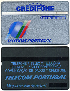 Португалия телефонная карта PORTUGAL TELECOM (CREDIFONE) пластик 6300-47-3-1
