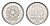 Бразилия 100 крузейро 1985 KM 595 нержавеющая сталь UNC 4664-532