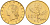 Италия 20 лир 1994 R, дубовый лист KM 97.2 алюминиевая бронза  UNC  4594-913
