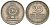 Шри-Ланка 25 центов 1978 KM 141.1 медно-никель 4567-241