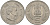 Индия 5 рупий 1985 на смерть Индиры Ганди KM 150 медно-никель aUNC 97-322