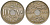 Египет 10 миллим 1917 H KM 316 медно-никель 98-453