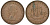 Великобритания 1/2 пенни 1967 Елизавета II (1952-2022) KM 896, Spink 4158 бронза 4681-1011