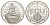 Дания 1 экю 1993 Копенгаген, Русалочка X 22 серебро PROOF 1083-5-44