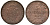 Саксония 5 пфеннигов 1867 B, Иоганн (1854-1873) KM 1218 медь 4681-1242