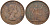 Великобритания 1 пенни 1966 Елизавета II (1952-2022) KM 897, Spink 4157 бронза 4574-316