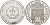Франция 100 франков - 15 экю 1990 Карл I Великий (742-814) KM 989 серебро PROOF 00-000-00