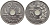Дания 25 эре 1967 С; S, Фредерик IX (1947-1972) KM 855.1 медно-никель UNC 4398-954