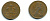 Великобритания 2 пенса 1971 Елизавета II (1952-2022) KM 916, Spink 4235 (C1) бронза 540-353