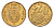 ЮАР 20 центов 2008 герб, цветок протея KM 442 сталь плакированная бронзой UNC 4687-632
