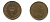 Великобритания 1/2 пенни 1974 Елизавета II (1952-2022) KM 914, Spink 4239 бронза 4110-1669