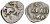 Великое Княжество Московское денга 1535 - 1547 Иван IV Васильевич, Московский монетный двор, 0,36 грамм ГиК №21 серебро 262-1238