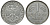 ФРГ 1 МАРКА 1966 G KM 110, J. 385 медно-никель 72-744