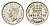 Великобритания 6 пенсов 1945 Георг VI (1936-1952) KM 852, Spink 4084 серебро 4690-819