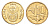 ЮАР 10 центов 2001 герб, цветок алоэ KM 224 сталь плакированная бронзой UNC 4694-811
