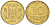 Украина 10 копеек 2011 KM 1.1b, Schon 25a алюминиевая бронза aUNC 4613-916