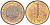 Нидерланды 1 цент 1980 Юлиана (1949-1980) KM 180 бронза 3457-1063