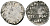 Русское Царство копейка 1547-1584 Иван IV Васильевич, Псковский  монетный двор, 0,69 ГР ГиК №93 серебро 262-425