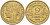 ФРАНЦИЯ 2 ФРАНКА 1938 ТИП MORLON KM 886, LE FRANC 268.11 алюминиевая бронза 69-1245