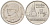 Таиланд 1 бат 2000 BE 2543, Рама IX (1946-2016), королевский дворец KM 183 медно-никель UNC 4580-445