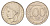 Италия 100 лир 1998 R, дельфины KM 159 медно-никель 4148-826