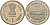 Индия 1 рупия 1991 Парламентская конференция KM 90 медно-никель UNC 95-431