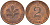 ФРГ 2 пфеннига 1992 J J.381a, KM 106a сталь плакированная медью    4598-934