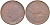 Австралия 1 пенни 1950 p, Георг VI (1936-1952), кенгуру KM 43 бронза 4403-934