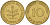 ФРГ 10 пфеннигов 1993 G J. 383, KM 108 сталь плакированная латунью    4603-651