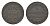 Греция 1 лептон 1843 Оттон I (1832-1862) KM 13 медь 603-232