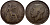 Великобритания 1 пенни 1918 Георг V (1910-1936) KM 810, Spink 4051 бронза 08-722