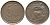 ИСПАНИЯ 50 СЕНТИМО 1937 ОТСЛОЕНИЕ ЗАГОТОВКИ KM 754.1 медь 34-323