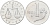 Италия 1 лира 1955 R, весы KM 91 алюминий  UNC  4594-643