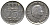 Нидерланды 25 центов 1977 Юлиана (1948-1980) KM 183 никель 4383-1119