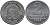 Бразилия 2 крузейро 1959 KM 571 алюминий 4577-932
